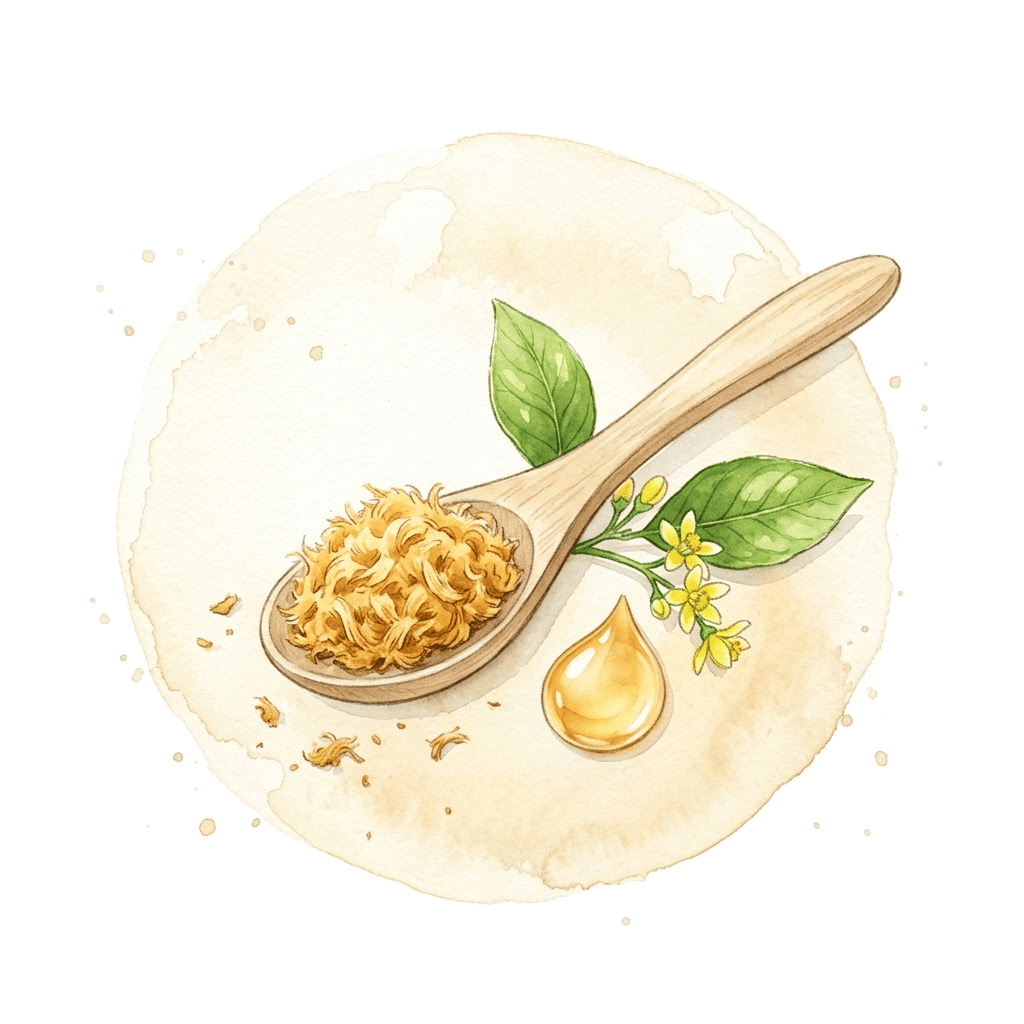 純真全肉高鈣營養水彩插畫