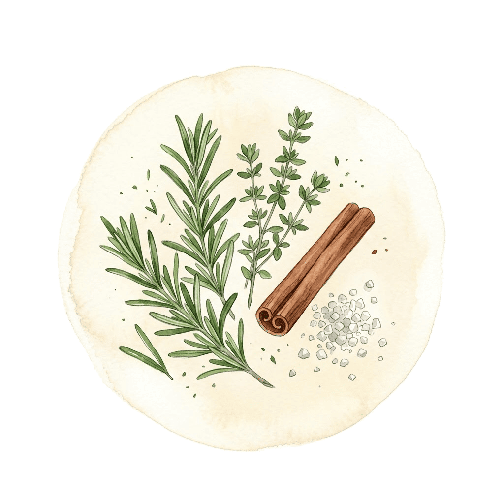 無不必要人工添加物水彩插畫
