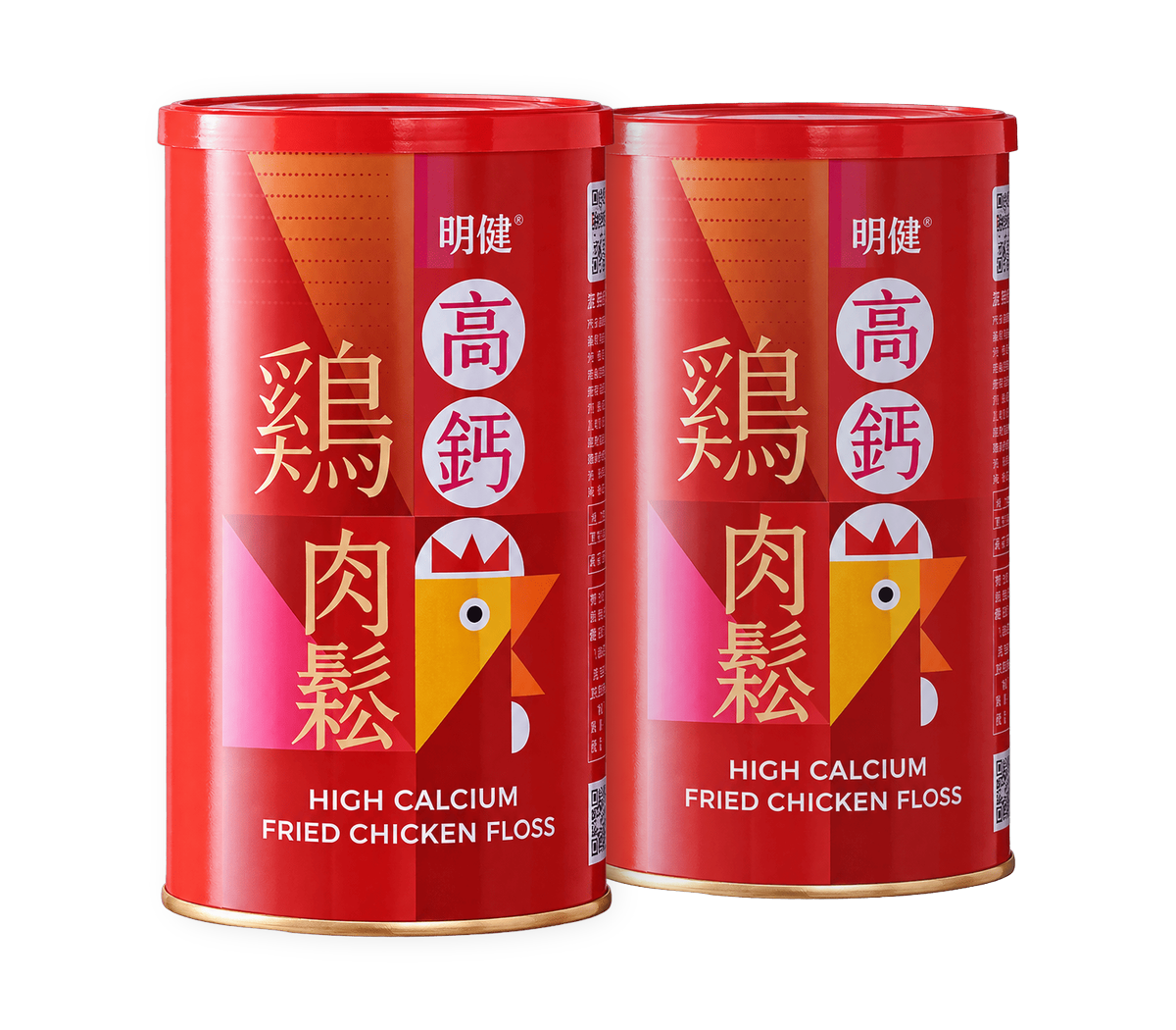 明健高鈣雞肉鬆 150g 雙罐分享組